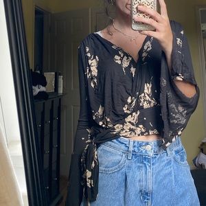 Free people wrap top